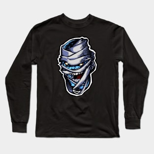 Mystic Mummy Head Long Sleeve T-Shirt